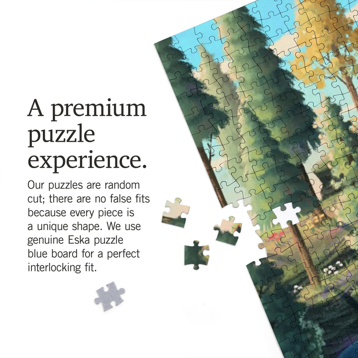 Minnesota, Get Outside Series, Outdoor Adventure, Camping Enjoyment, 1000 Piece Jigsaw Puzzle