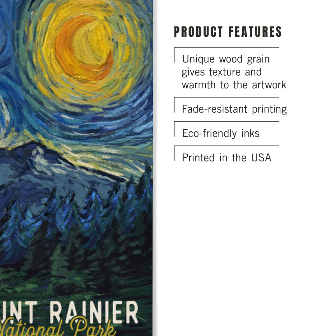 Mount Rainier National Park, Washington 114538, Wood Sign and Postcards