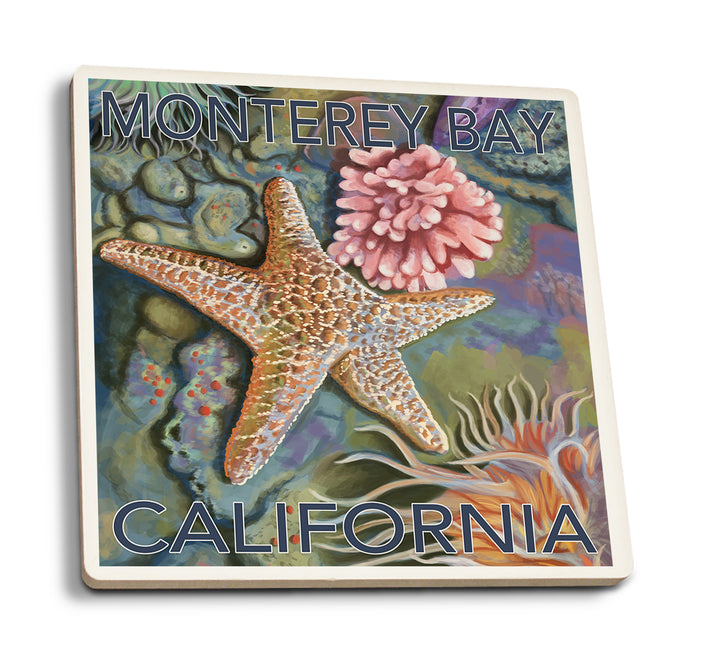 Monterey Bay, California, Tidepool, Coaster Set