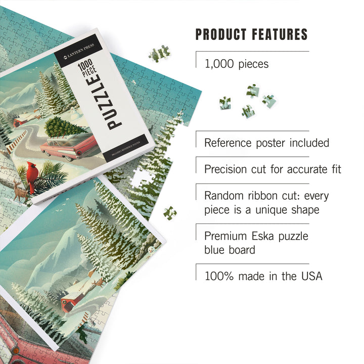 Holiday Tradition, Christmas Tree Farm, 1000 Piece Jigsaw Puzzle