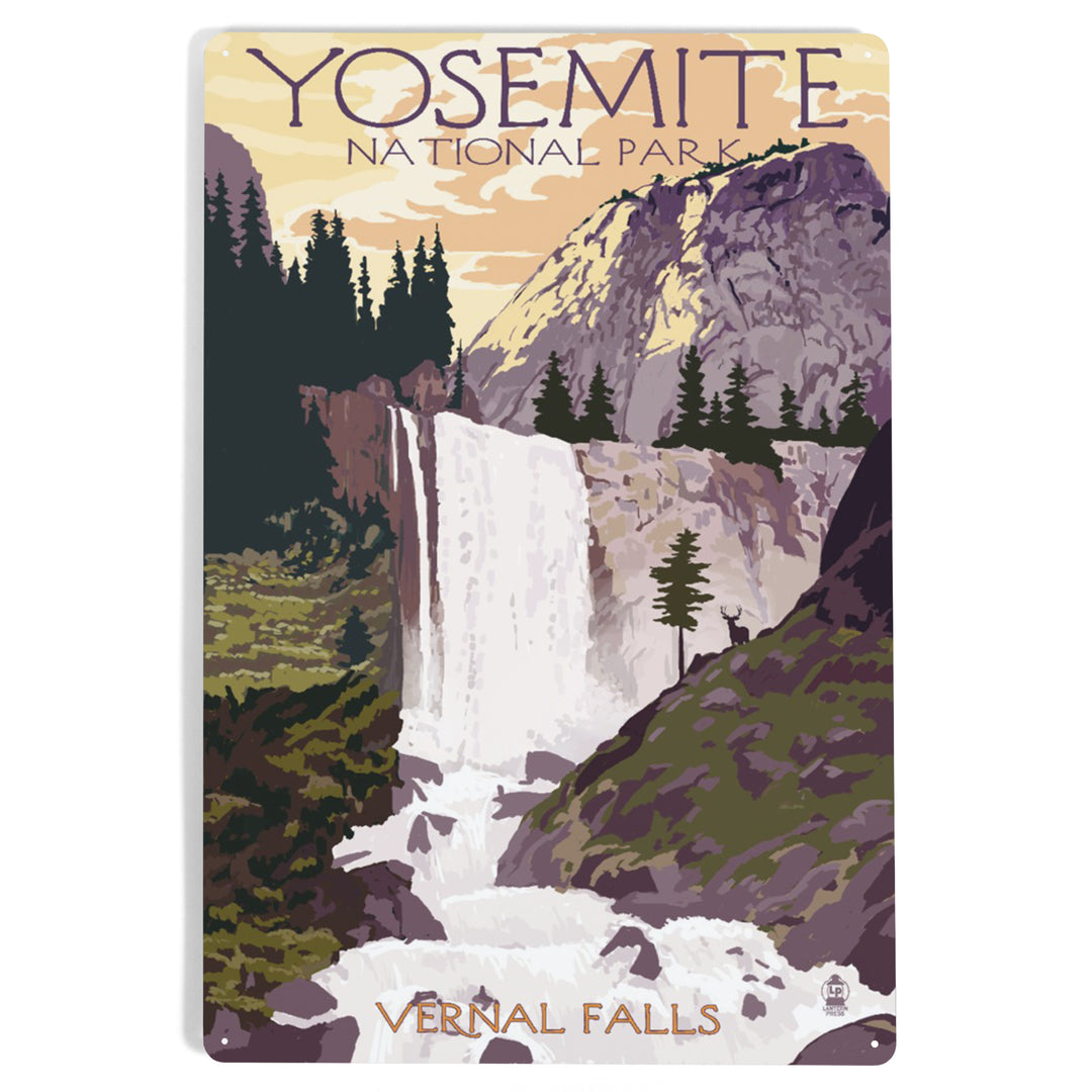 Yosemite National Park, California, Vernal Falls, Metal Signs