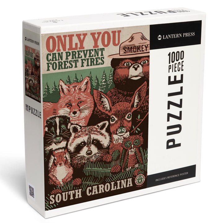 South Carolina, Smokey Bear and Woodland Creatures, Jigsaw Puzzle