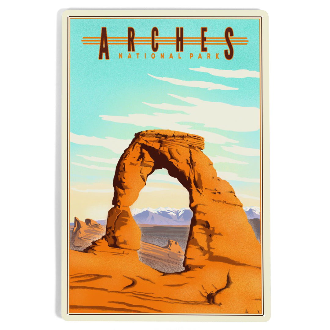 Arches National Park, Lithograph, Metal Signs