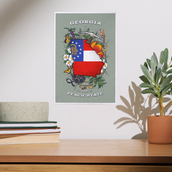Georgia, State Treasure Trove, Art & Giclee Prints