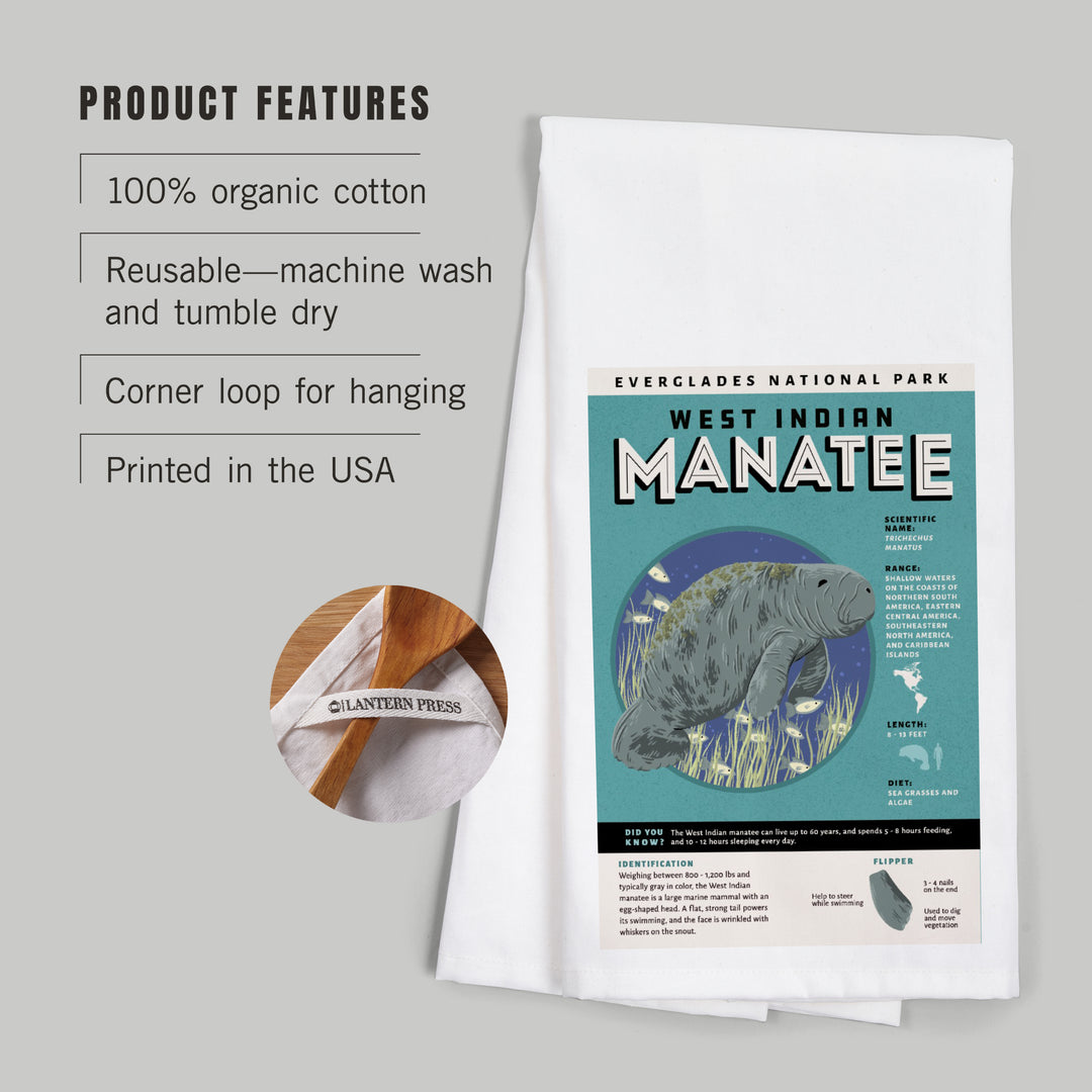 Everglades National Park, Facts About Manatees, Organic Cotton Kitchen Tea Towels
