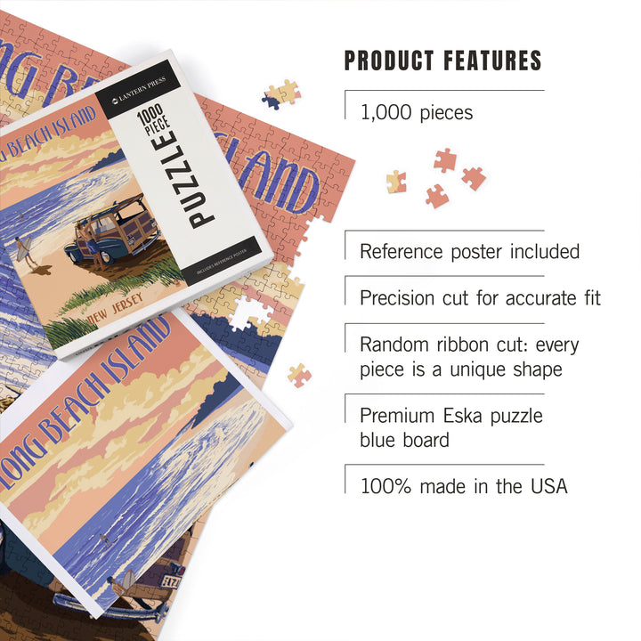 Long Beach Island, New Jersey, Woody On The Beach, 1000 Piece Jigsaw Puzzle