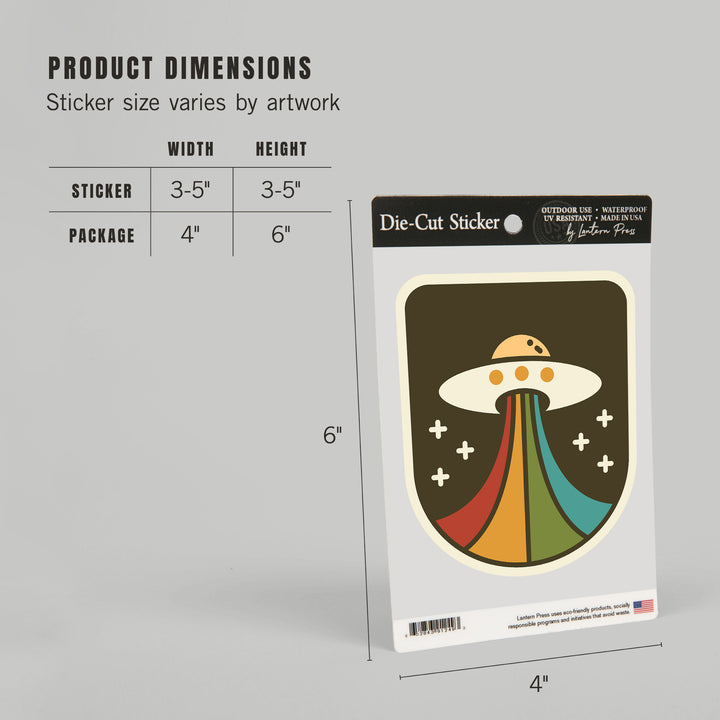 Simple Vector, Alien, Vinyl Sticker