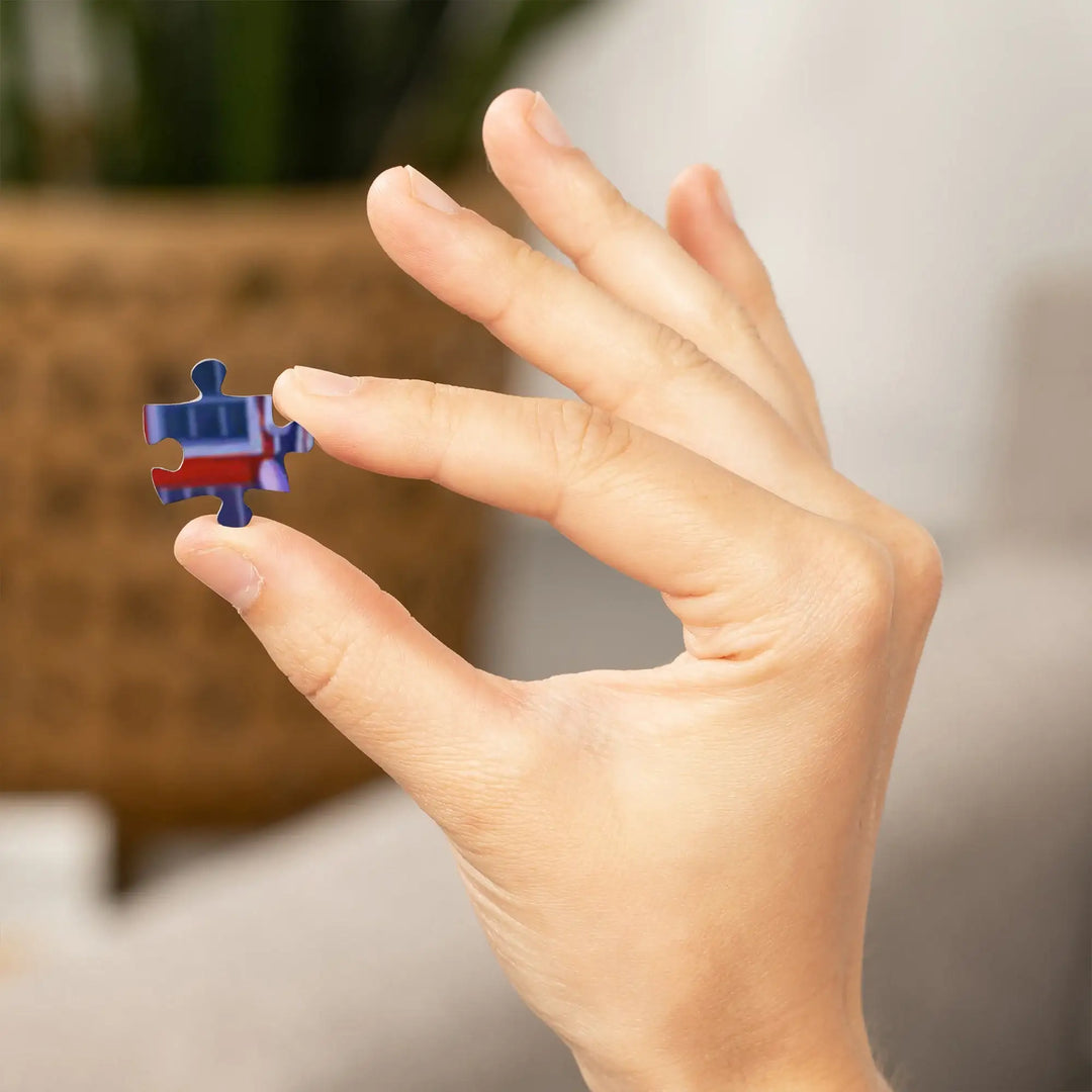 Bar Harbor, Maine, Oil Painting, Looking Out Onto Harbor, Jigsaw Puzzle