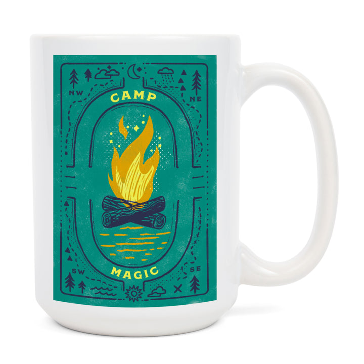 Lake Life Series, Camp Magic, Ceramic Mug