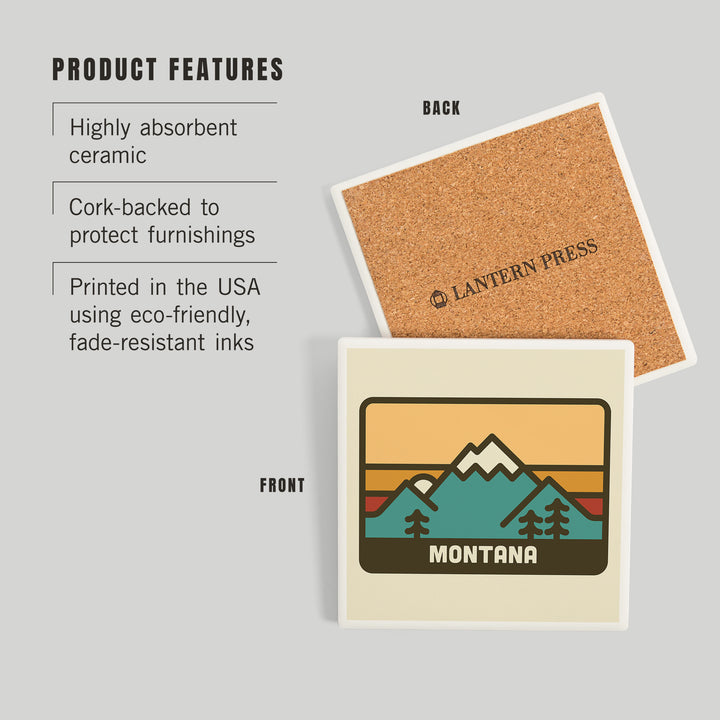 Montana, Simple, Mountain Range, Coasters