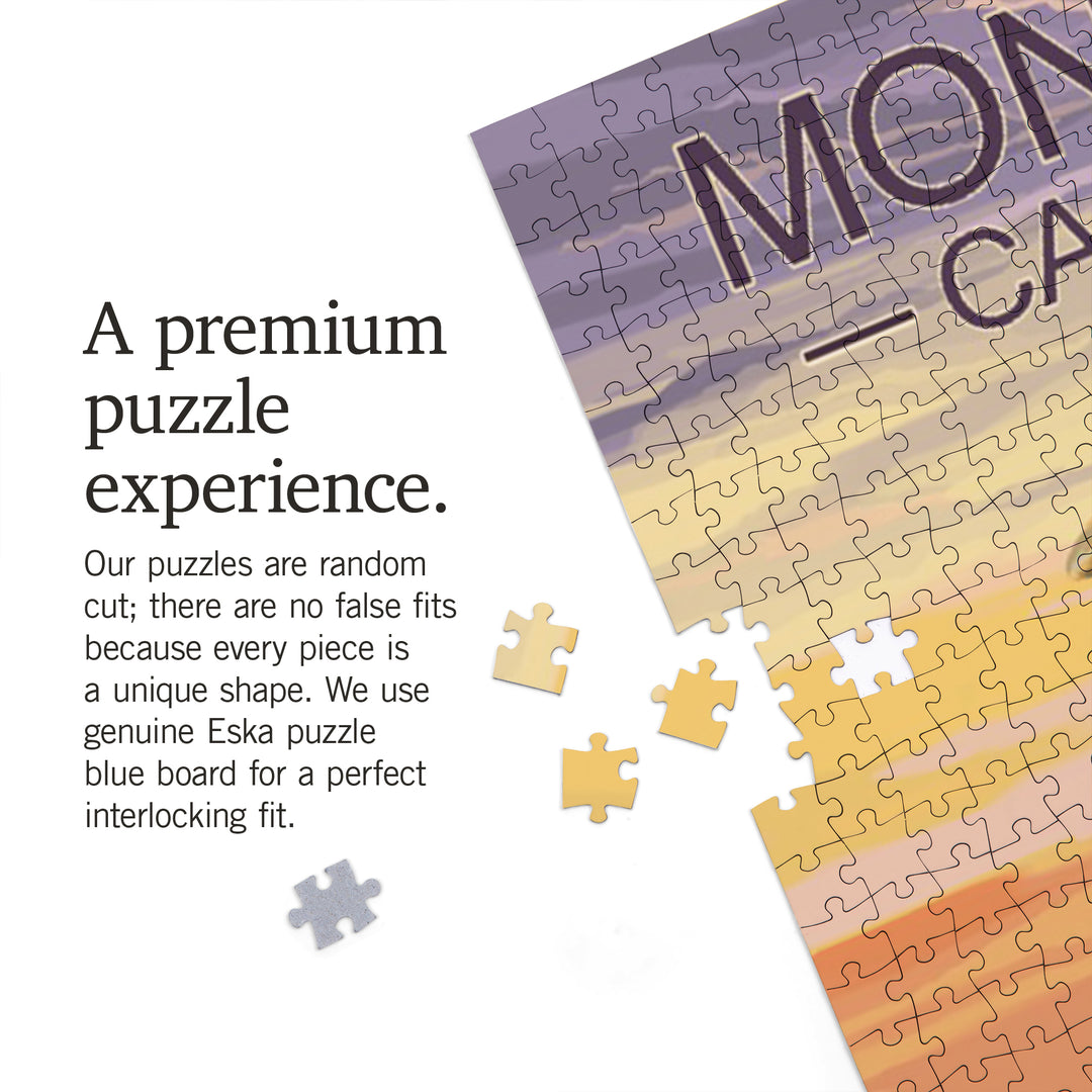 Monterey, California, Seagulls on Pier, 1000 Piece Jigsaw Puzzle