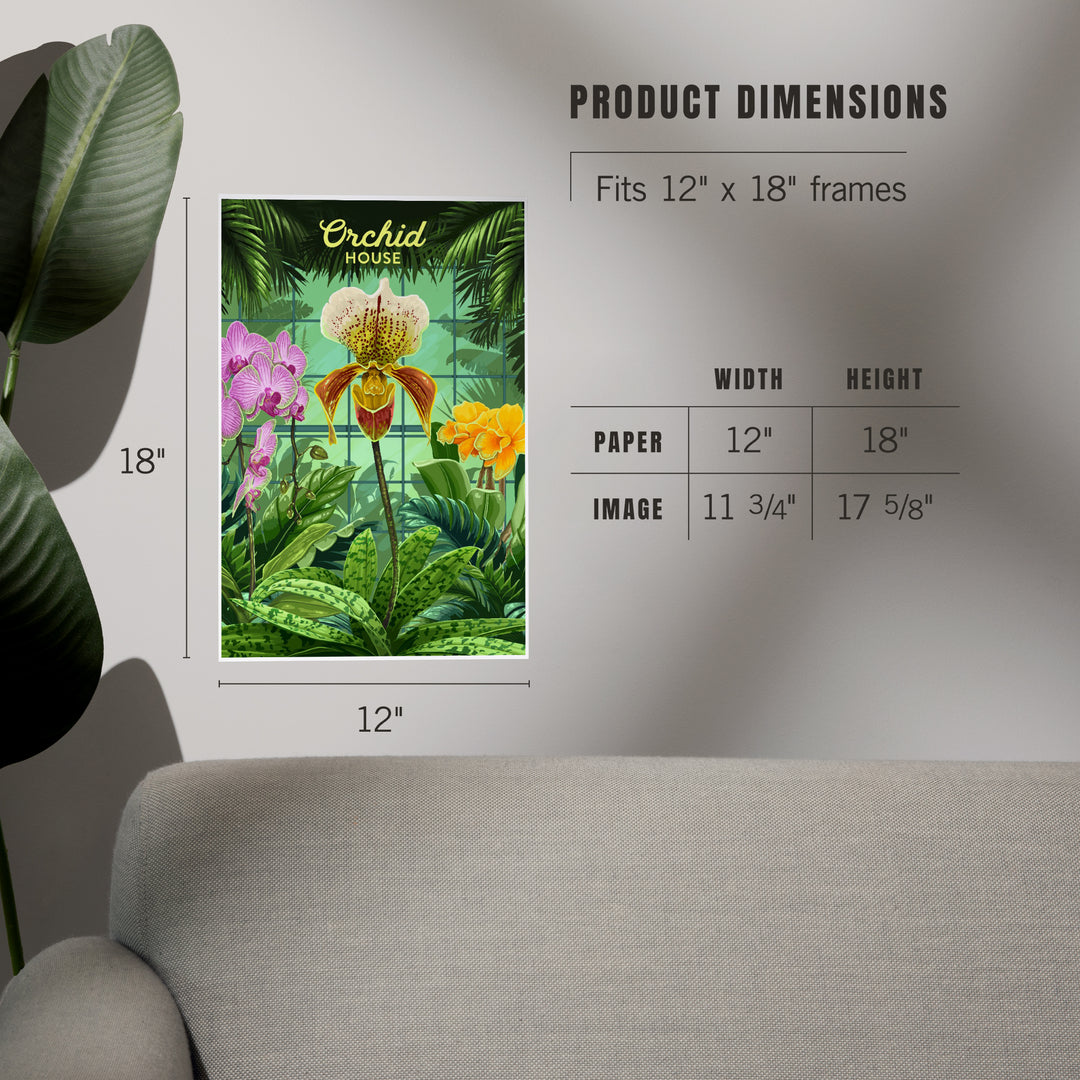 Painterly, Orchid House, Art & Giclee Prints