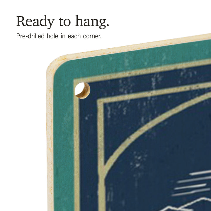 Hilton Head Island, South Carolina, Lights Out, Wood Sign and Postcards