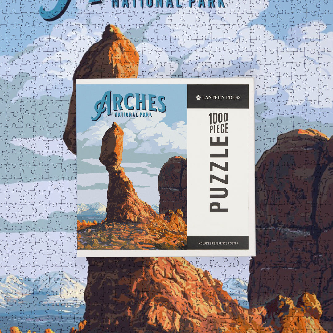 Arches National Park, Utah, Balanced Rock, 1000 Piece Jigsaw Puzzle
