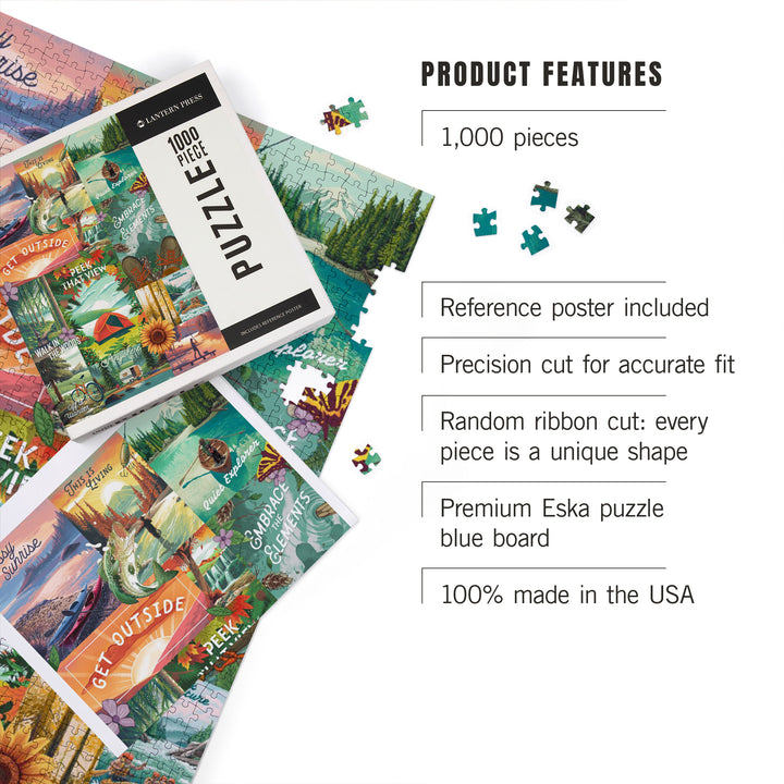Get Outside Series Collage, 1000 Piece Jigsaw Puzzle