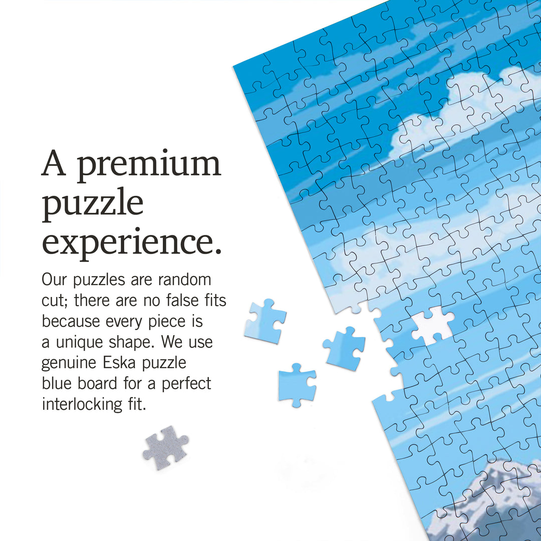 Vancouver, British Columbia, Canada, Cruise, Painterly, 1000 Piece Jigsaw Puzzle