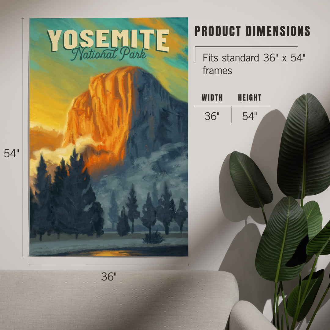 Yosemite National Park, California, Oil Painting, El Capitan, Art & Giclee Prints