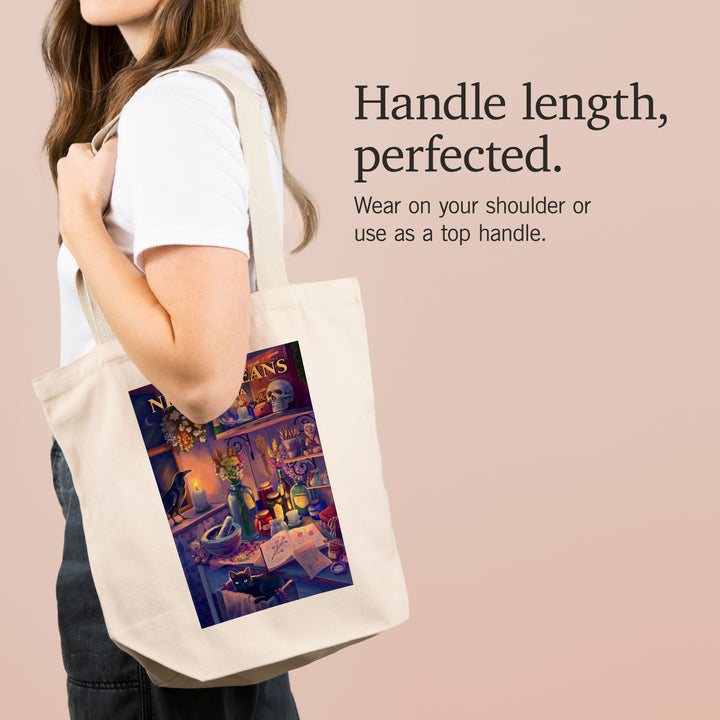 New Orleans, Louisiana Midnight Apothecary, Tote Bag