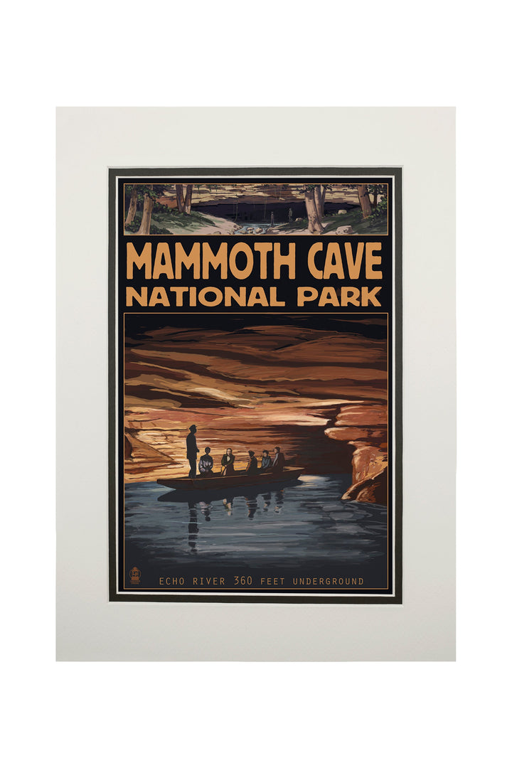 Mammoth Cave National Park, Kentucky, Echo River, Art & Giclee Prints - Lantern Press