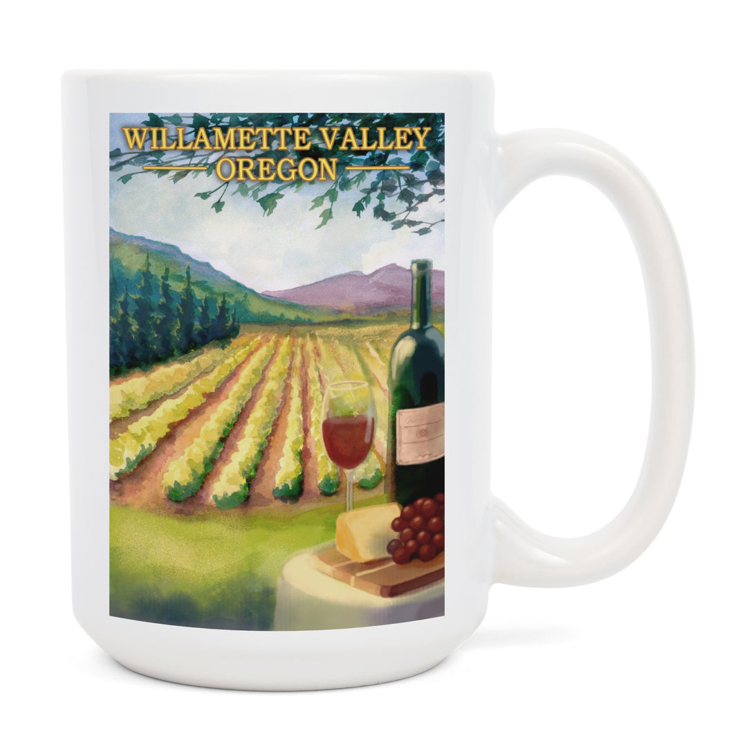 Willamette Valley, Oregon, Wine Country, Ceramic Mug