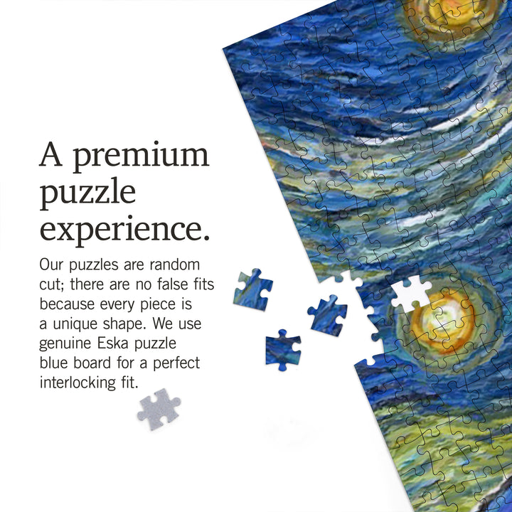 Ketchikan, Alaska, Starry Night, Jigsaw Puzzle