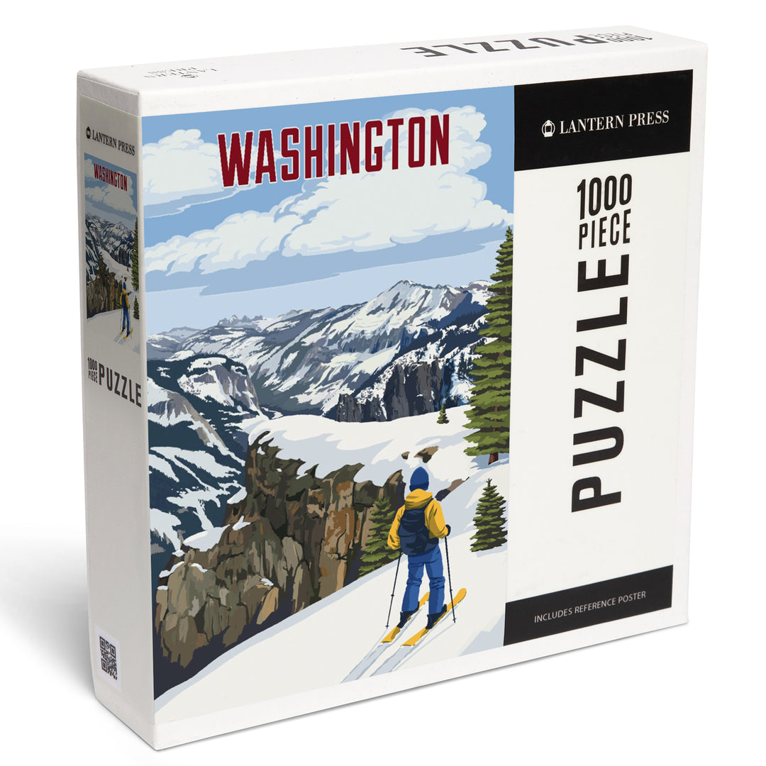 Washington, Painterly, Enjoy The View, 1000 Piece Jigsaw Puzzle