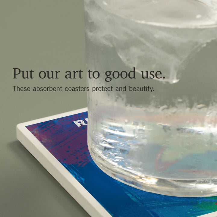 Rhode Island, Vivid, Blacktip Shark, Coasters