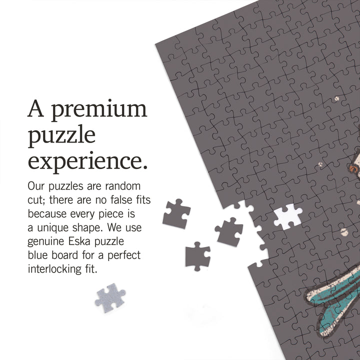 Banff, Canada, Ski Bear, Jigsaw Puzzle
