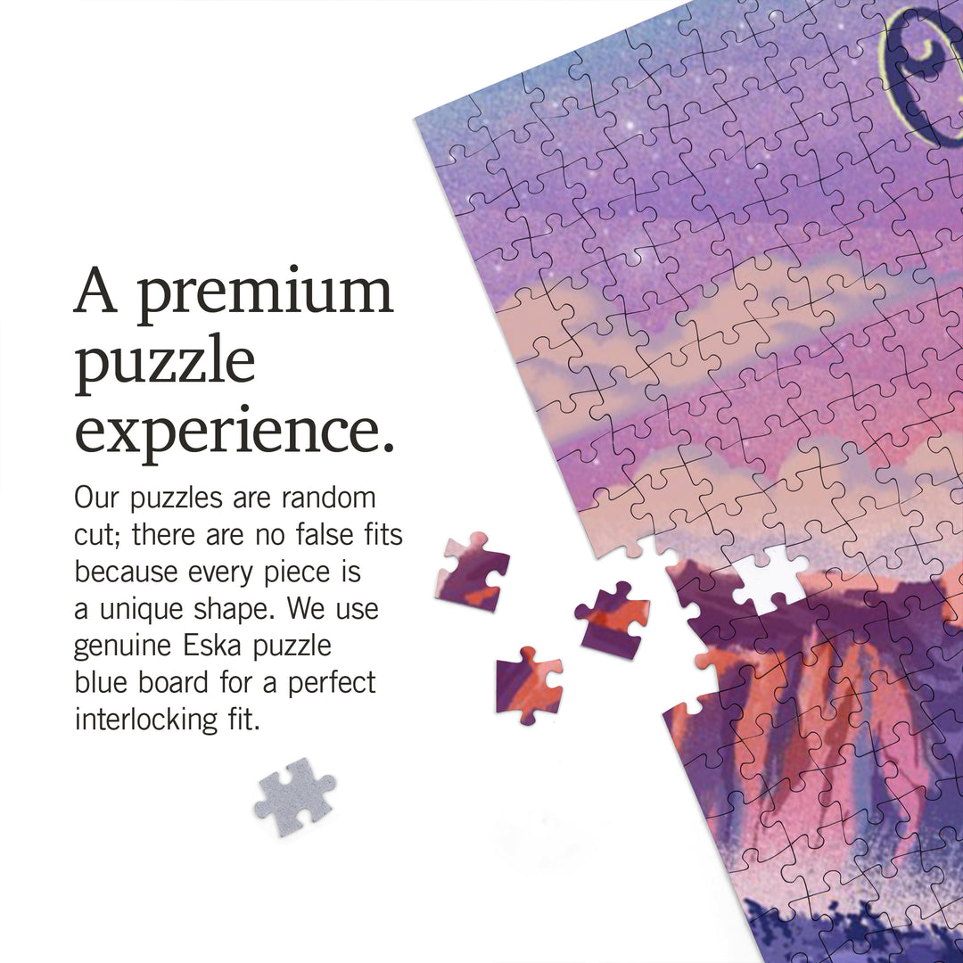Oregon, Lithograph, Apres Ski, 1000 Piece Jigsaw Puzzle