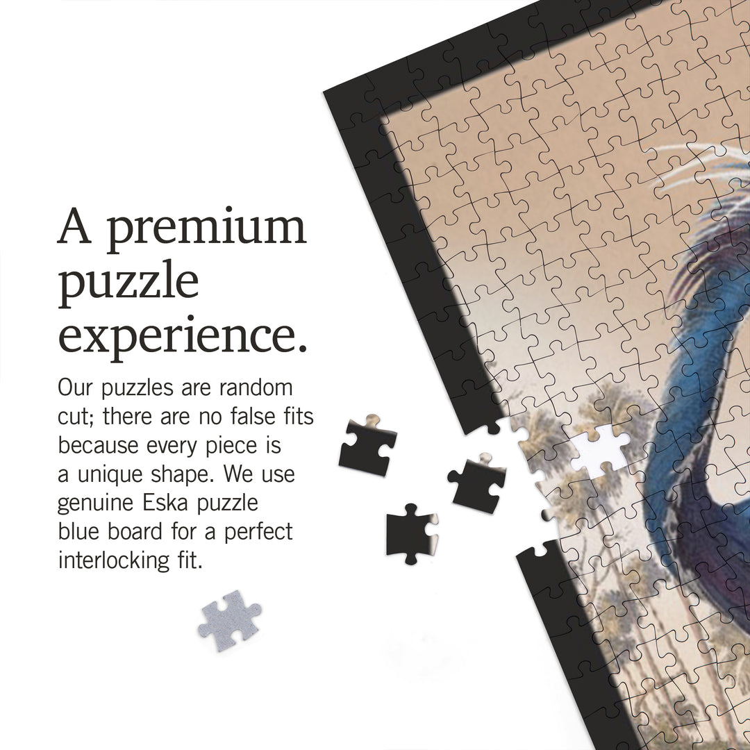 Audubon Birds of North America, Heron, 1000 Piece Jigsaw Puzzle