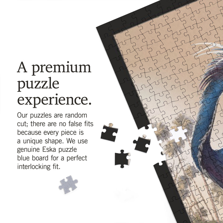 Audubon Birds of North America, Heron, 1000 Piece Jigsaw Puzzle