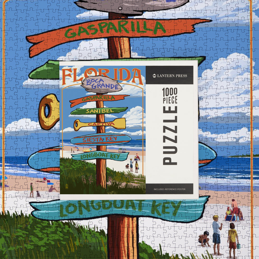 Boca Grande, Florida, Sign Destinations, Jigsaw Puzzle
