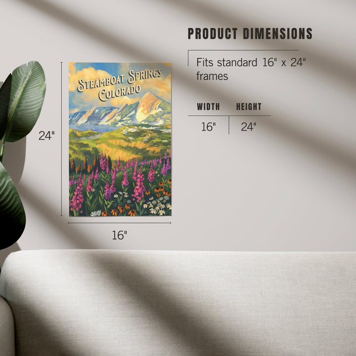 Steamboat Springs, Colorado, Flatirons, Oil Painting, Art & Giclee Prints