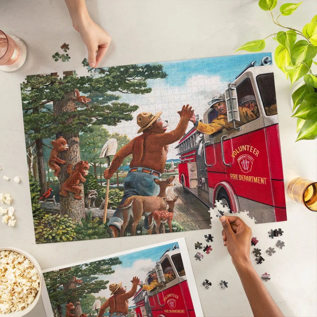 Smokey Bear, High Five for Fire Prevention, Jigsaw Puzzle