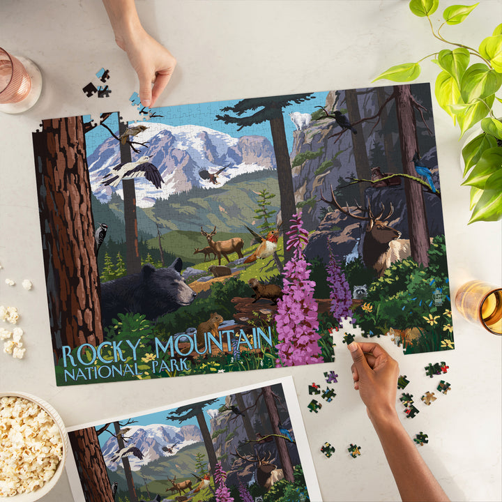 Rocky Mountain National Park, Colorado, Wildlife Utopia, 1000 Piece Jigsaw Puzzle
