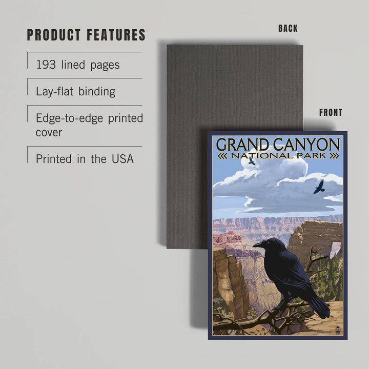 Lined 6x9 Journal, Grand Canyon National Park, Arizona, Ravens and Angels Window, Lay Flat, 193 Pages, FSC paper