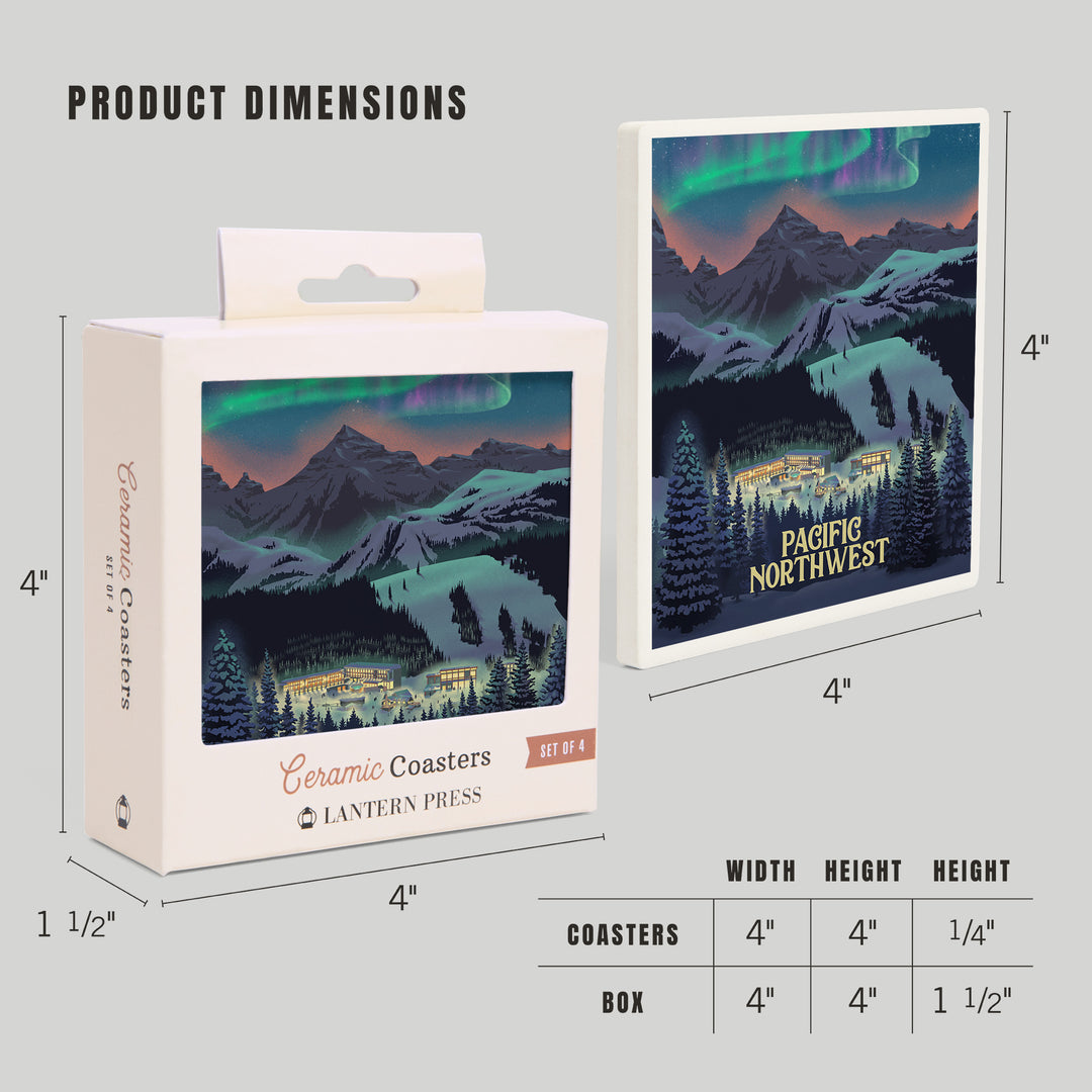 Pacific Northwest, Village Northern Lights, Coasters