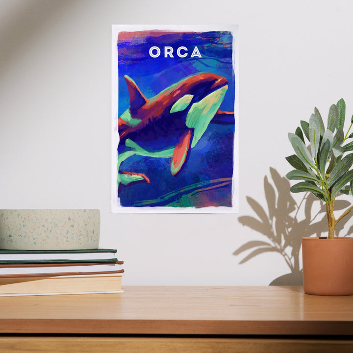 Orca, Vivid Series, Art & Giclee Prints