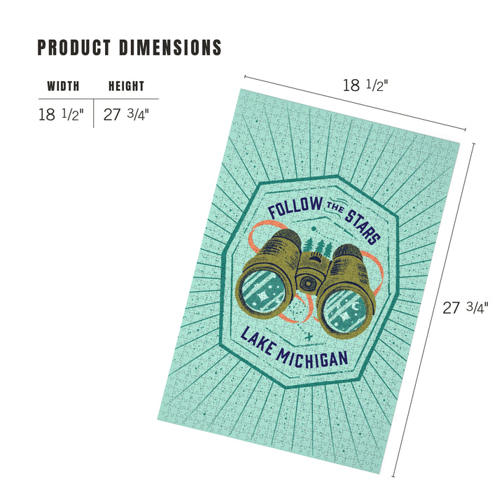 Lake Michigan, Lake Life Series, Follow The Stars, 1000 Piece Jigsaw Puzzle