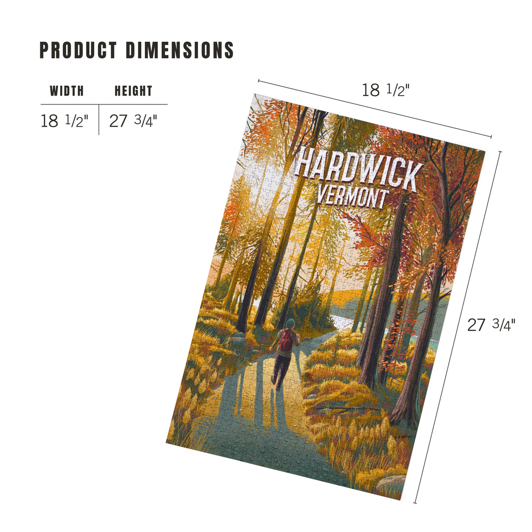 Hardwick, Vermont, Walk in the Woods, Day Hike, 1000 Piece Jigsaw Puzzle