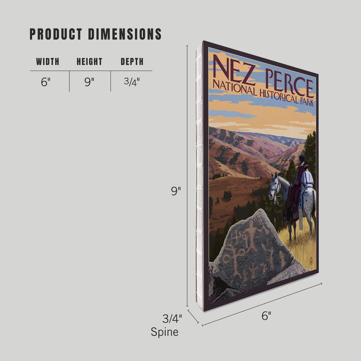 Lined 6x9 Journal, Nez Perce National Historical Park, Idaho, Lay Flat, 193 Pages, FSC paper