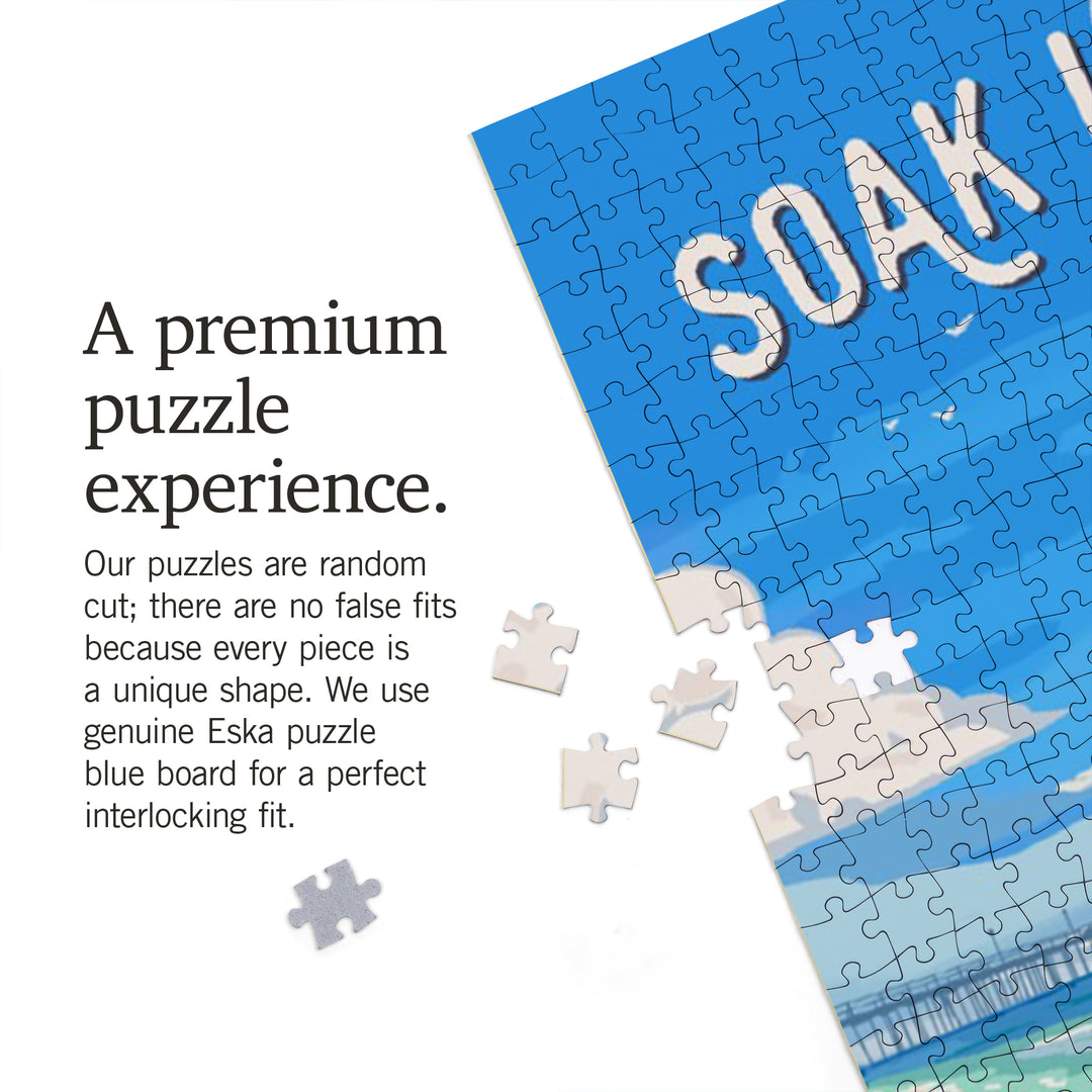 Painterly, Soak Up Summer, Sand Castle,, 1000 Piece Jigsaw Puzzle