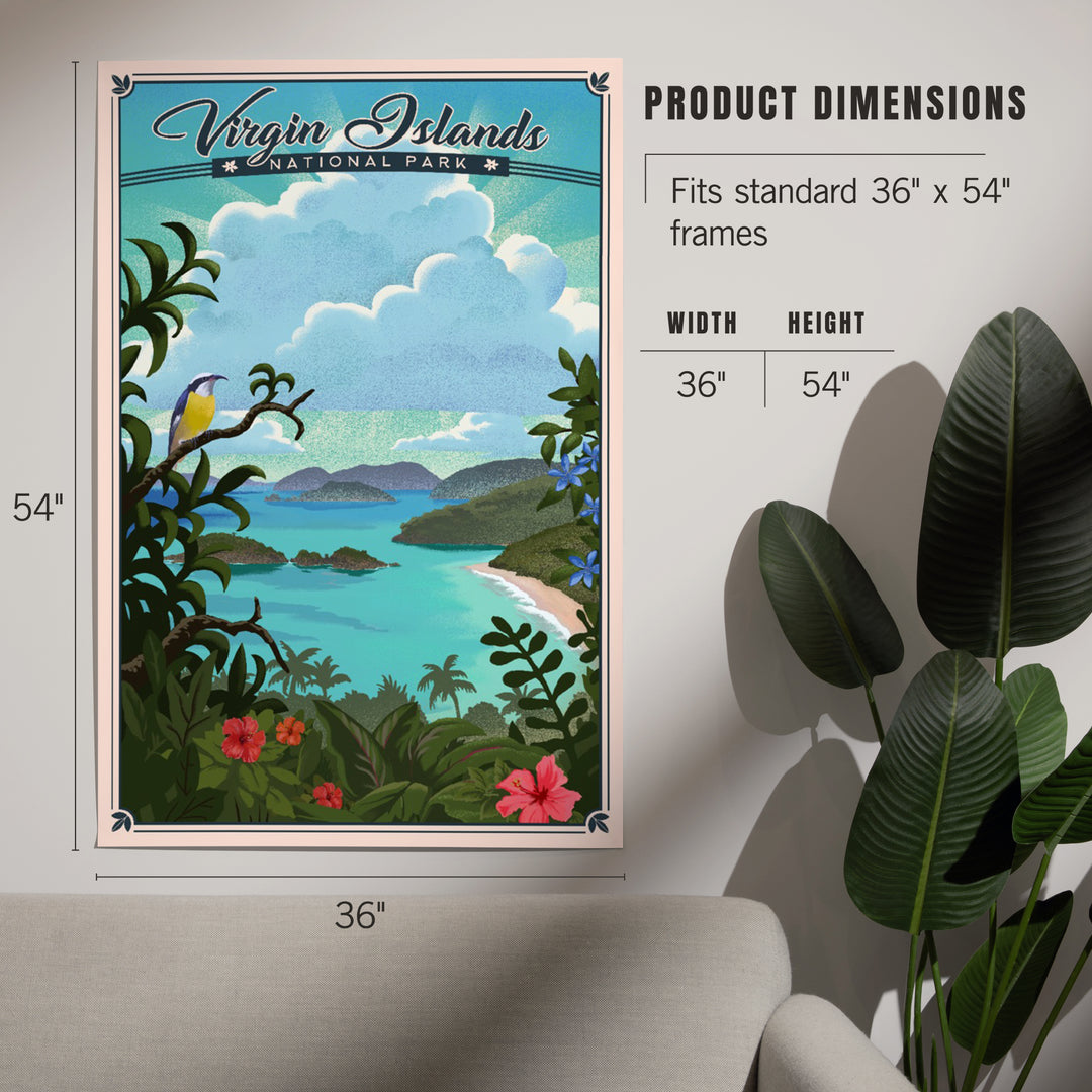 Virgin Islands National Park, Lithograph, Art & Giclee Prints
