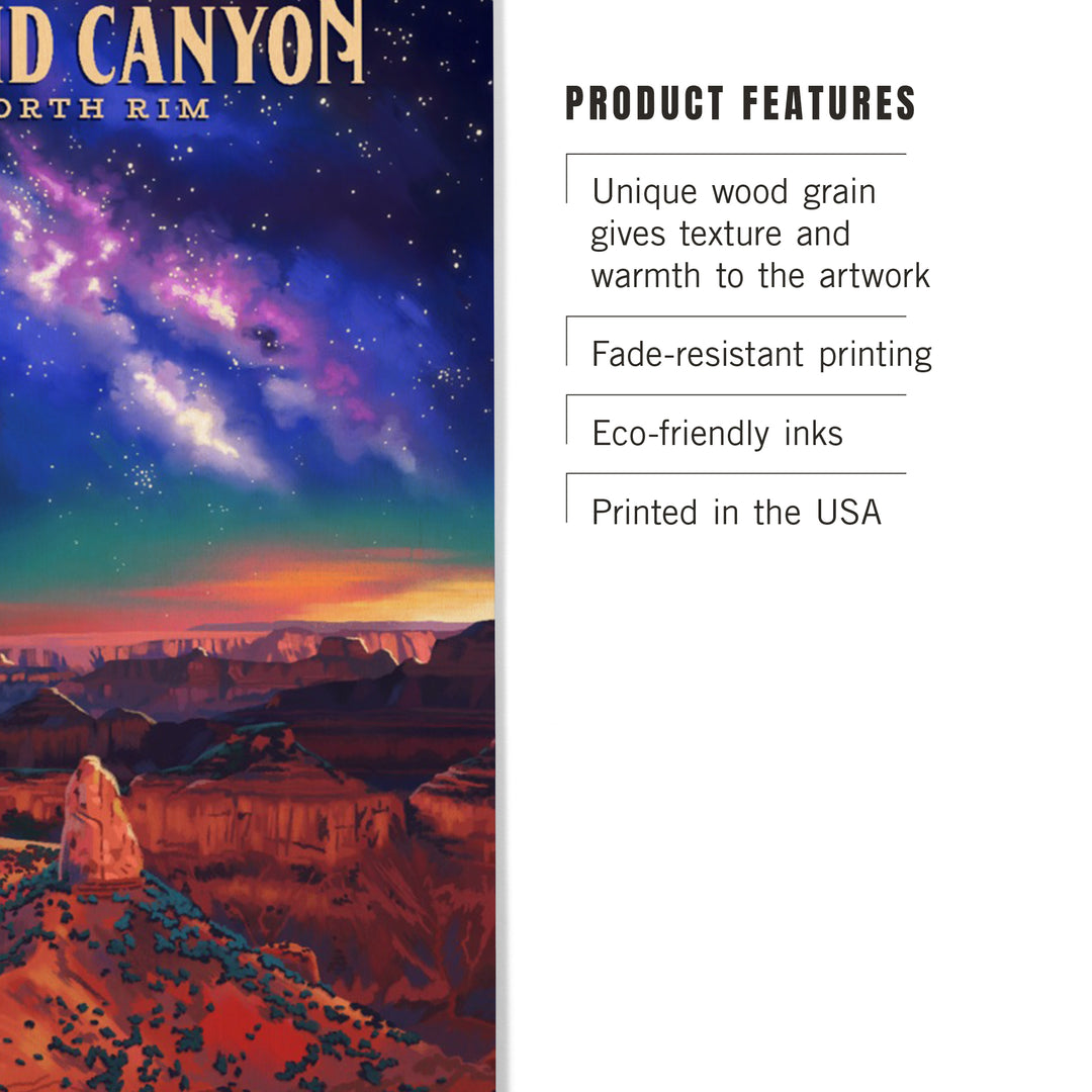 North Rim, Arizona, Oil Painting, Grand Canyon, Wood Sign and Postcards