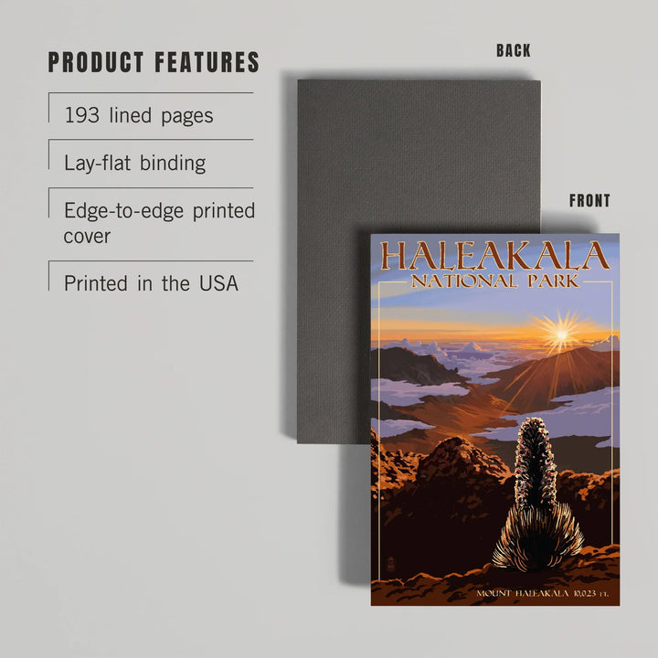Lined 6x9 Journal, Haleakalā National Park, Sunrise, Lay Flat, 193 Pages, FSC paper