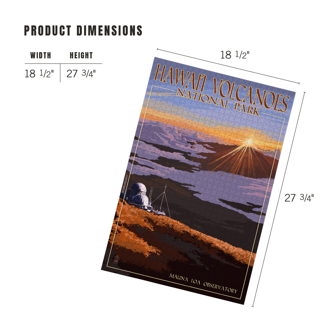 Hawaii Volcanoes National Park, Mauna Loa Observatory at Sunrise, Jigsaw Puzzle