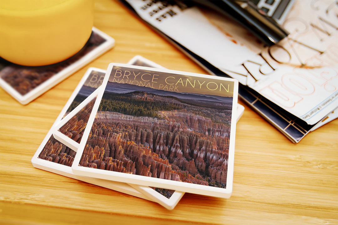 Bryce Canyon National Park, Utah, Canyon Sunset, Coaster Set