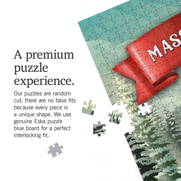 Massachusetts, Christmas Holiday Tradition, 1000 Piece Jigsaw Puzzle
