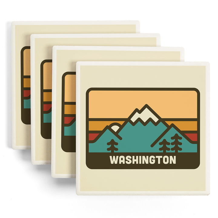 Washington, Simple, Mountain Range, Coasters