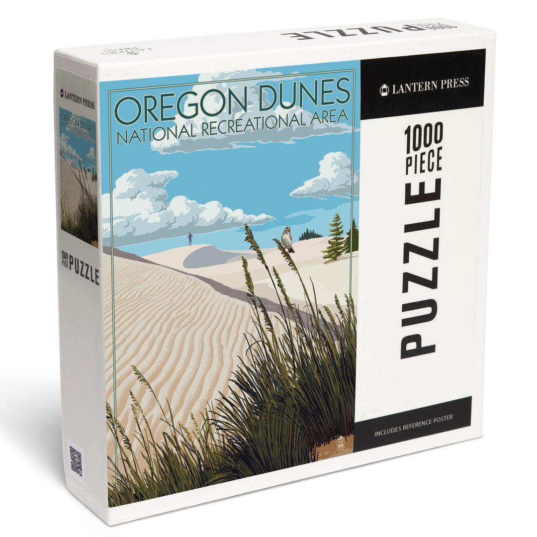 Oregon Dunes on the Oregon Coast, Day Scene, 1000 Piece Jigsaw Puzzle